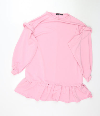 Boohoo Womens Pink   A-Line  Size 10
