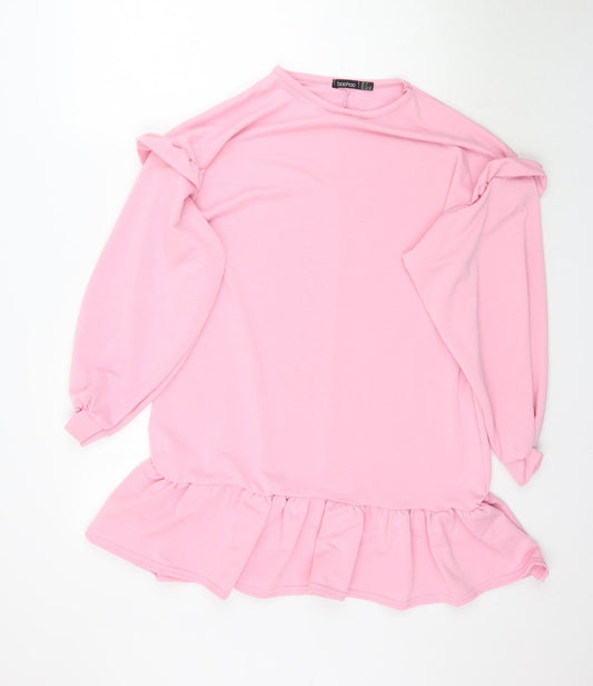 Boohoo Womens Pink   A-Line  Size 10