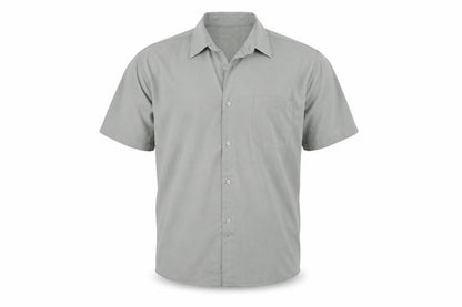 EWM Mens Grey    Button-Up Size L