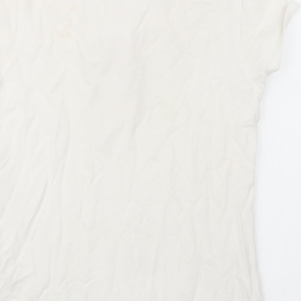 George Girls White   Basic Polo Size 11-12 Years