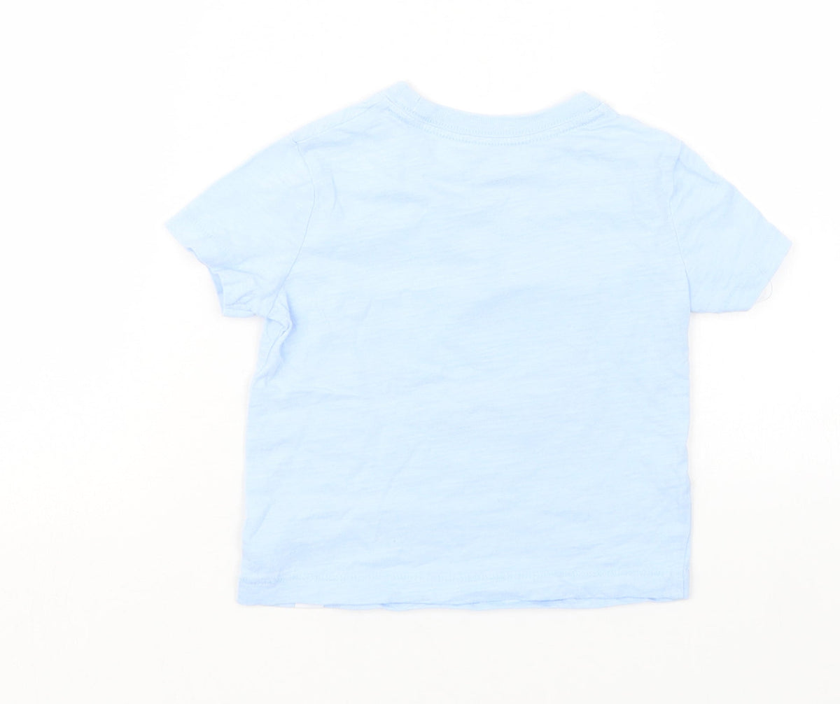 Gap Girls Blue   Basic T-Shirt Size 18-24 Months