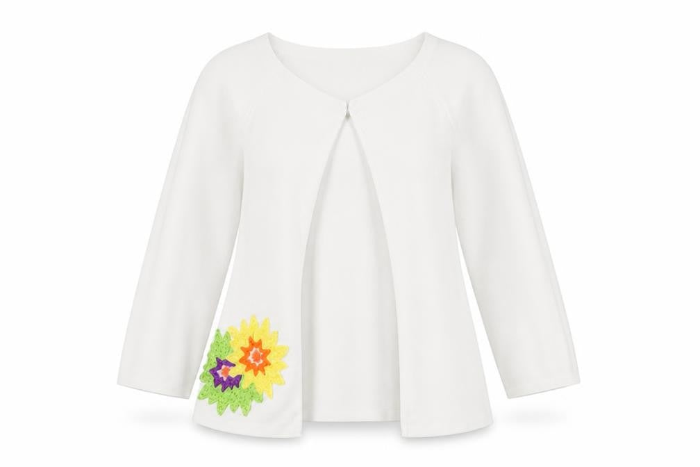 Joseph A. Womens White   Cardigan Jumper Size M