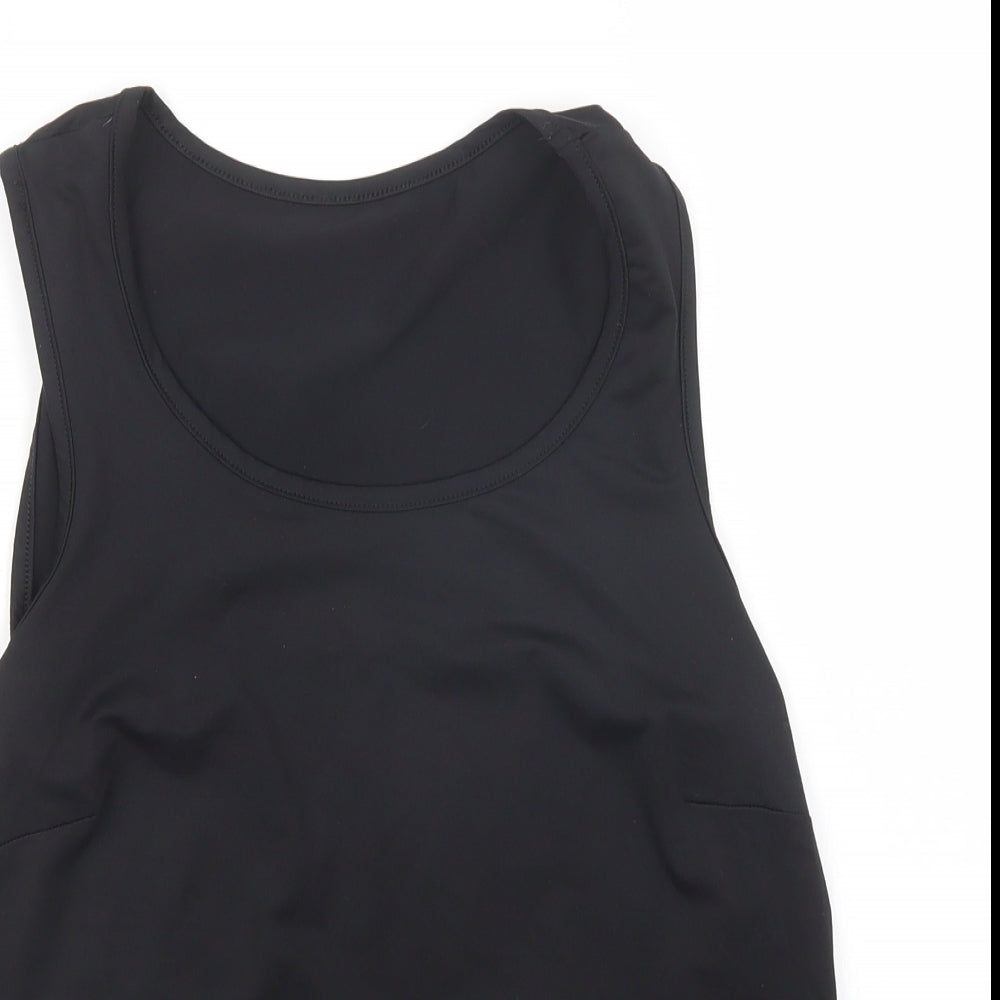 Preworn Womens Black   Basic Tank Size 12