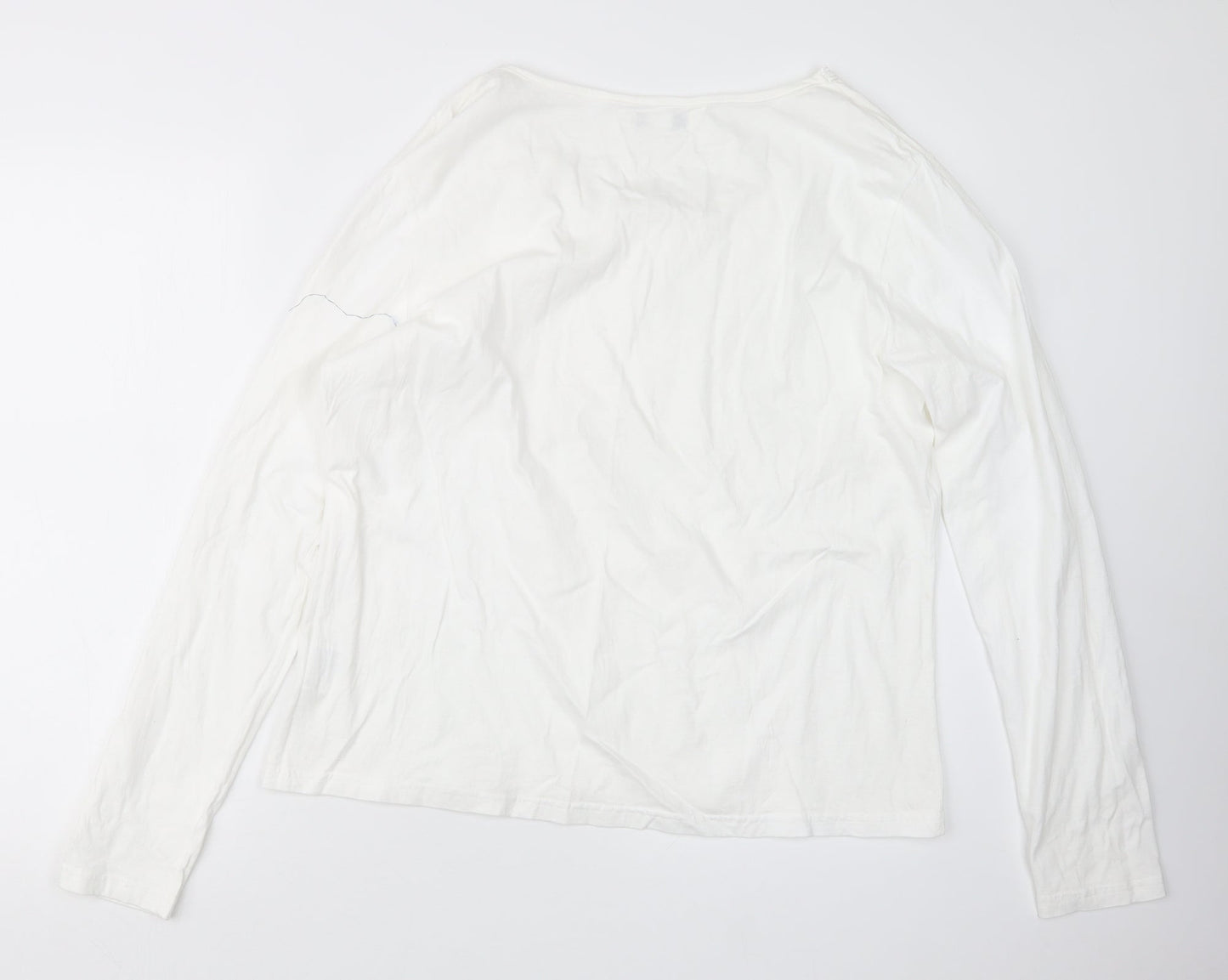 EA Womens White   Basic T-Shirt Size XL