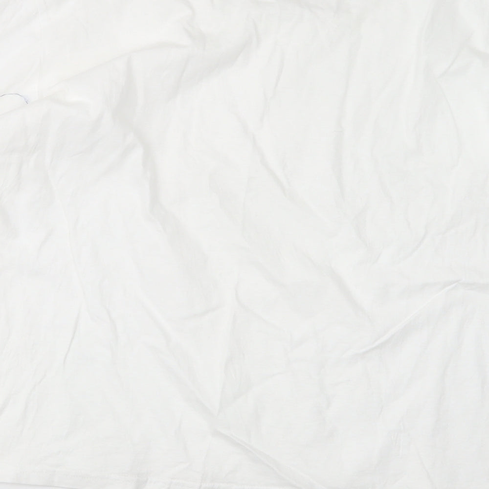 EA Womens White   Basic T-Shirt Size XL