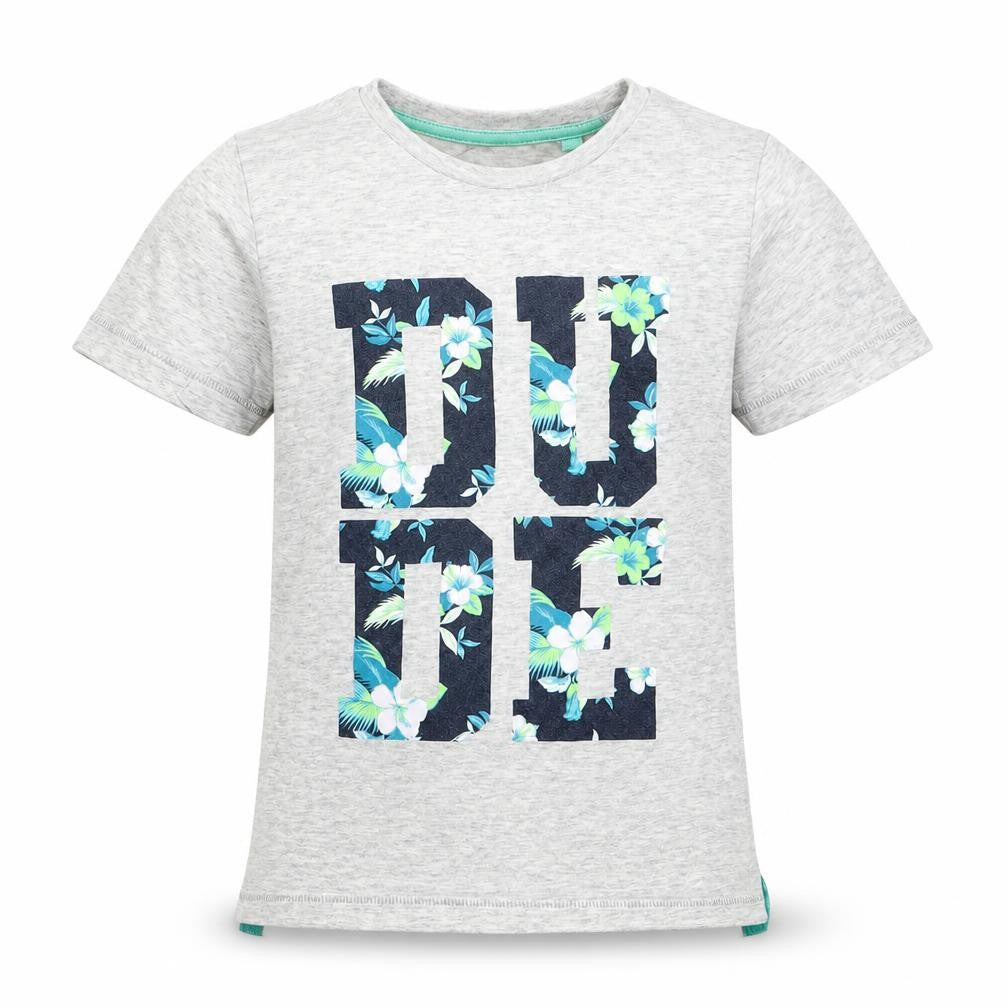 Next Boys Grey   Basic T-Shirt Size 5-6 Years  - Dude