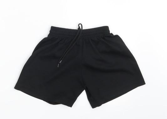 Medallion Boys Black   Sweat Shorts Size M - Waist 18in; Inside  leg 4in