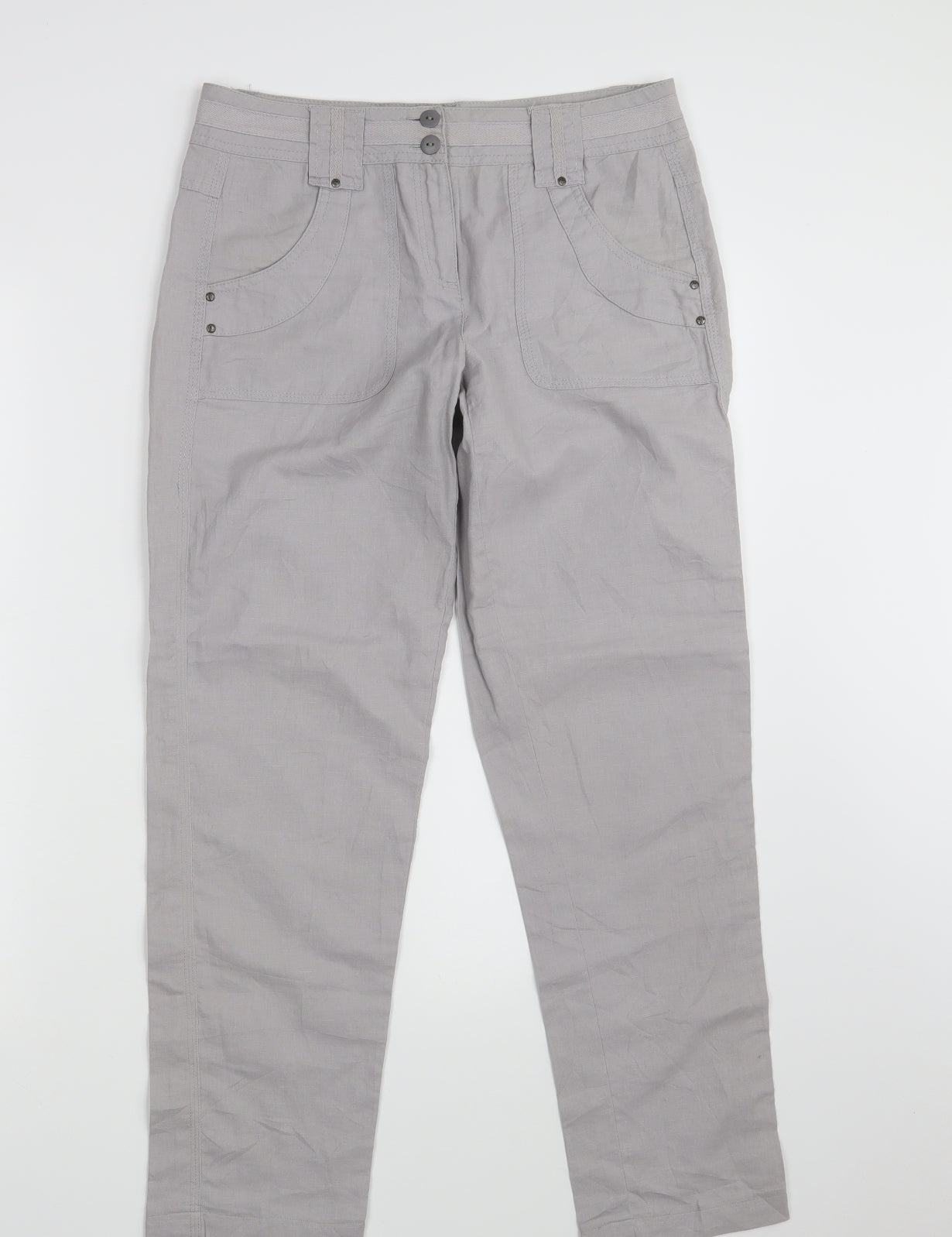 Cache Cache Womens Grey   Trousers  Size 30 in L28 in