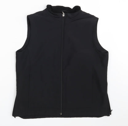 Preloved NEXT Womens Black   Full Zip Jumper Size 14 - Front