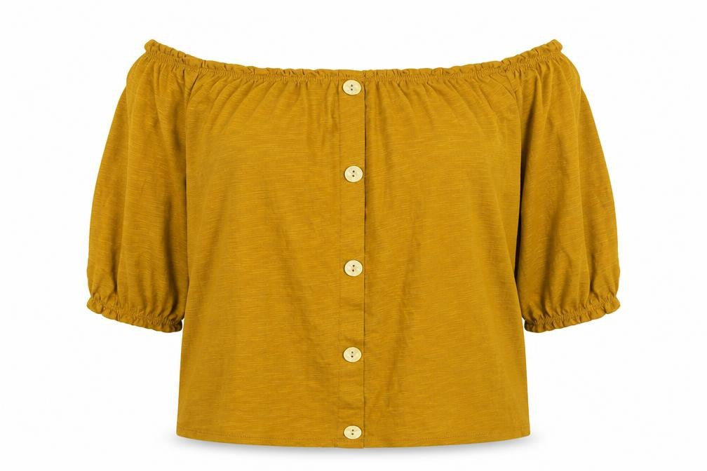 Matalan Womens Yellow   Basic Blouse Size 14