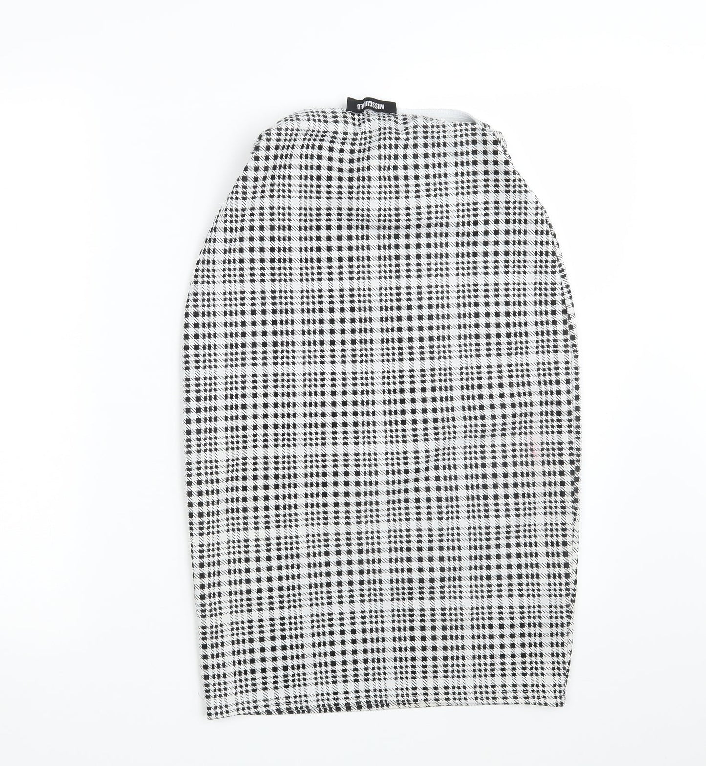 Missguided Womens White Fair Isle  Straight & Pencil Set Size 8
