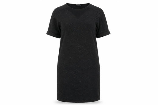 Marks & Spencer Womens Black Polka Dot  Jumper Dress  Size 14