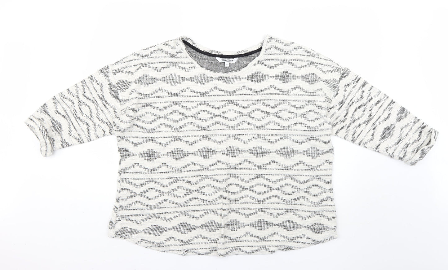 Debenhams Womens Multicoloured Geometric  Pullover Jumper Size 20