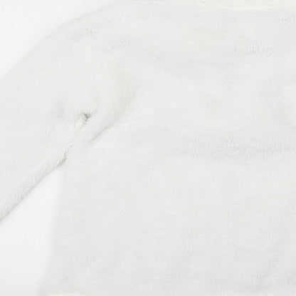 Tu Womens White   Pullover Jumper Size S