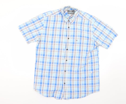 peter gribby Mens Multicoloured Check   Button-Up Size L