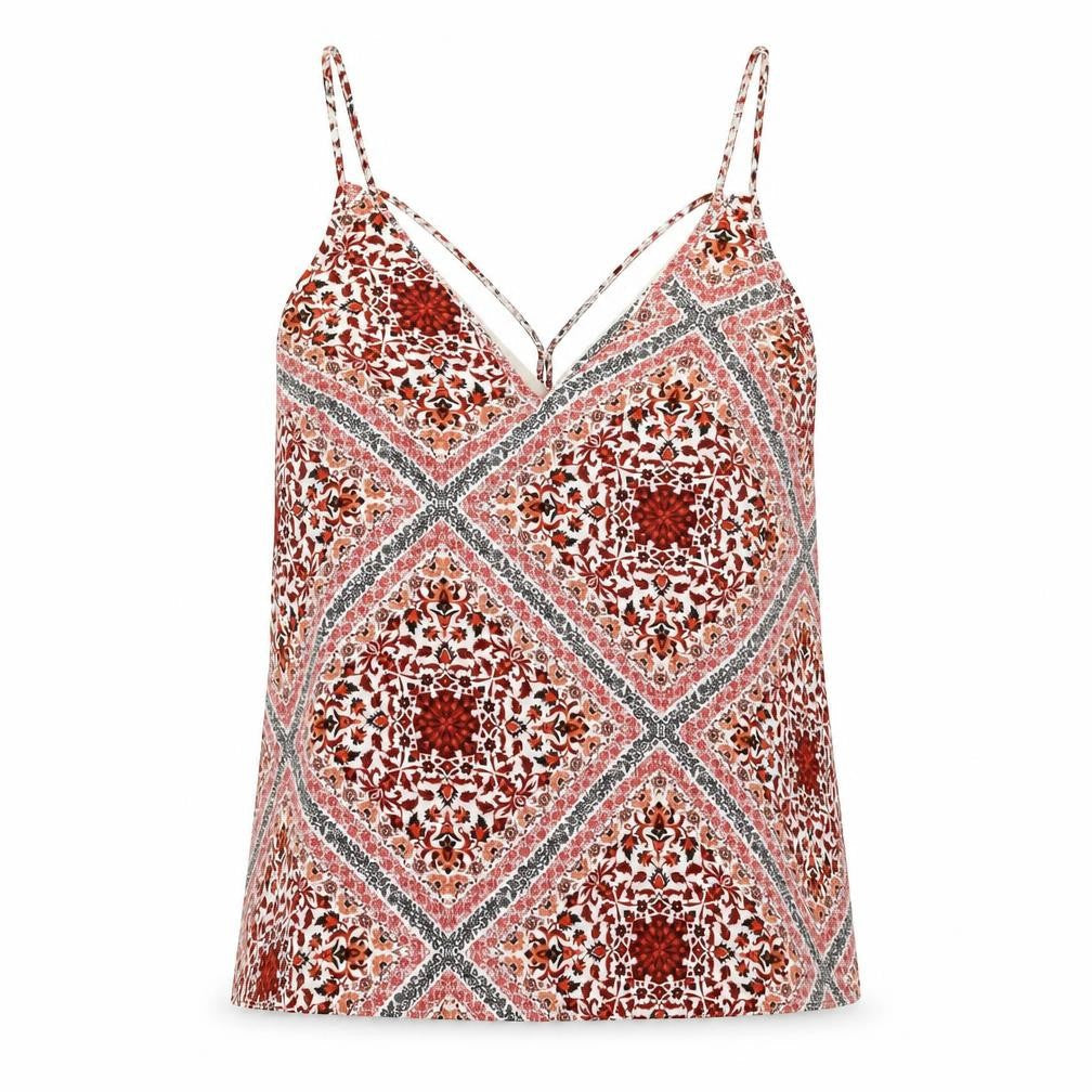Primark Womens Multicoloured Geometric  Basic Blouse Size 12