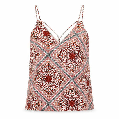 Primark Womens Multicoloured Geometric  Basic Blouse Size 12