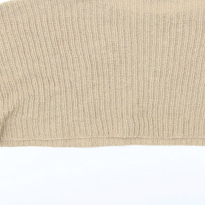 PRETTYLITTLETHING Womens Brown   Pullover Jumper Size M