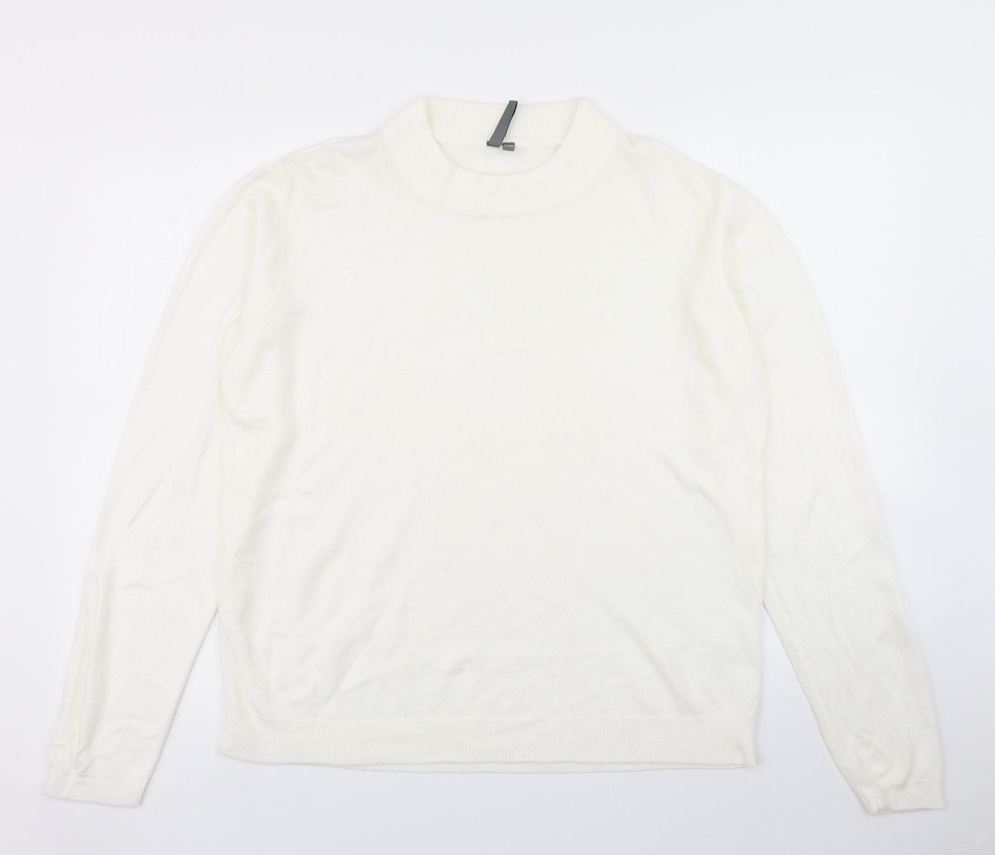 Originals Womens White  Knit Pullover Jumper Size 16