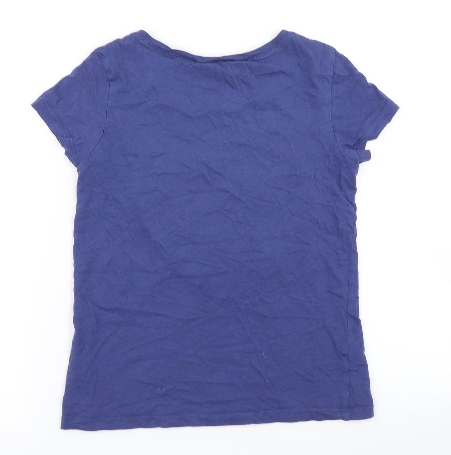 H&M Girls Blue   Basic T-Shirt Size 11 Years