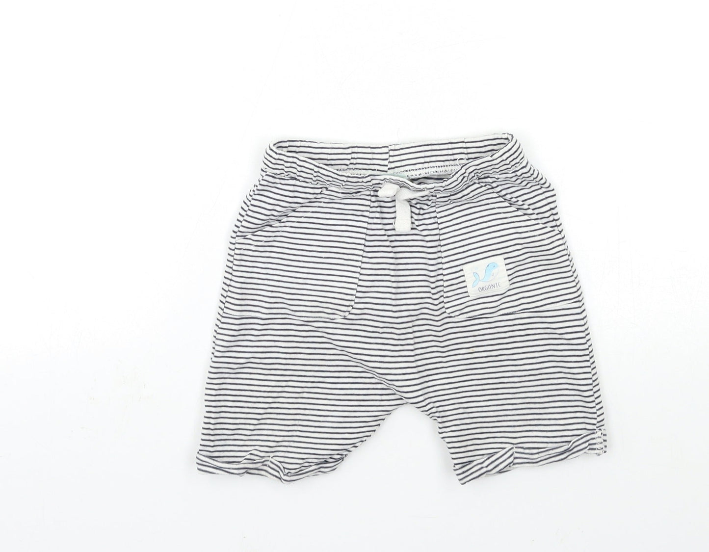 SO CUTE Baby Black Striped  Jogger Trousers Size 18-24 Months