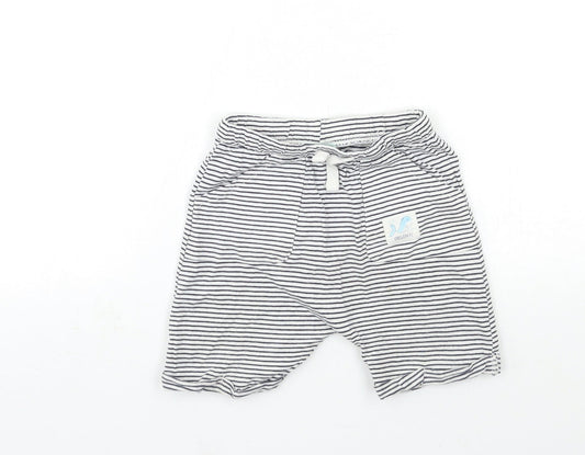 SO CUTE Baby Black Striped  Jogger Trousers Size 18-24 Months