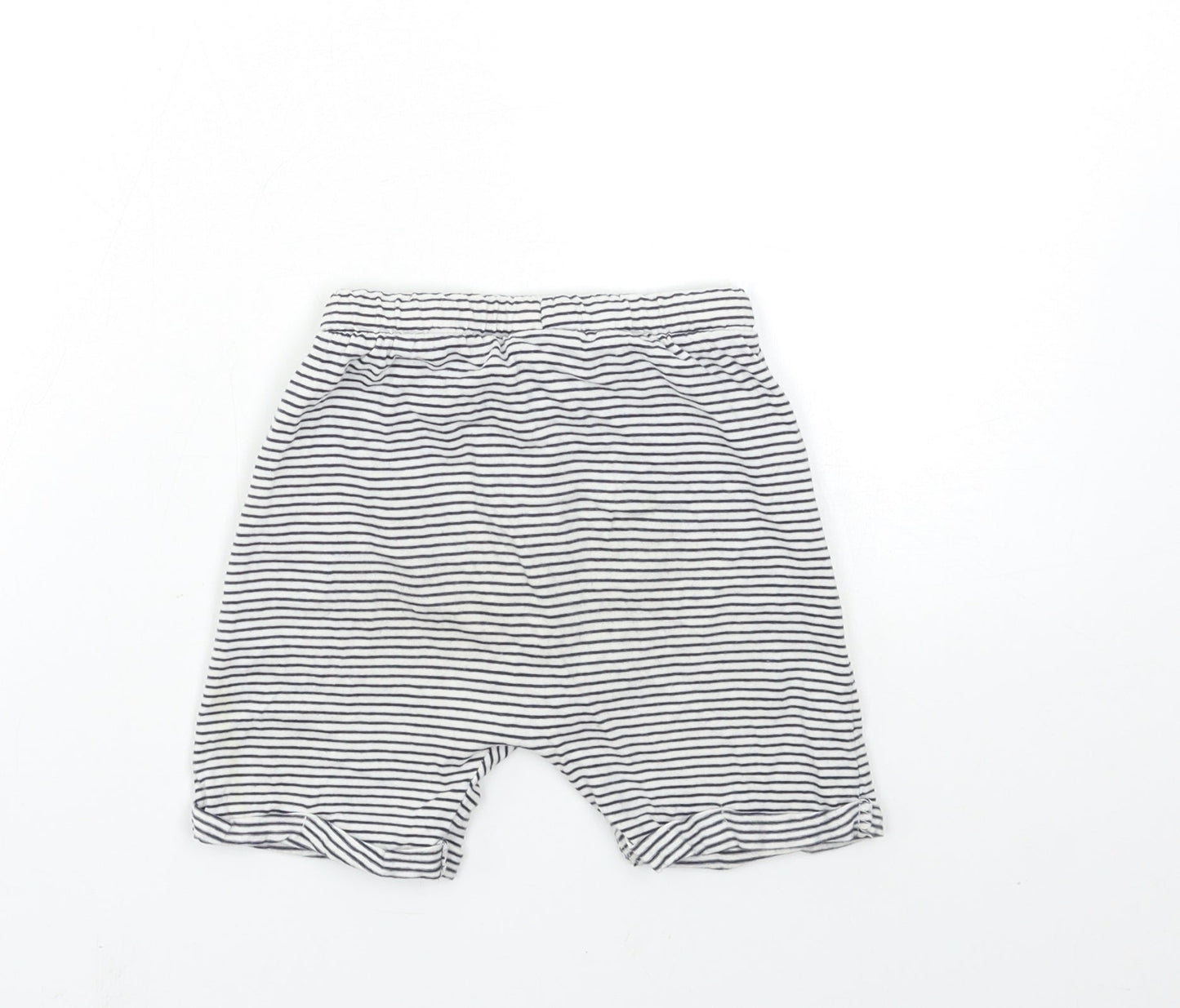 SO CUTE Baby Black Striped  Jogger Trousers Size 18-24 Months