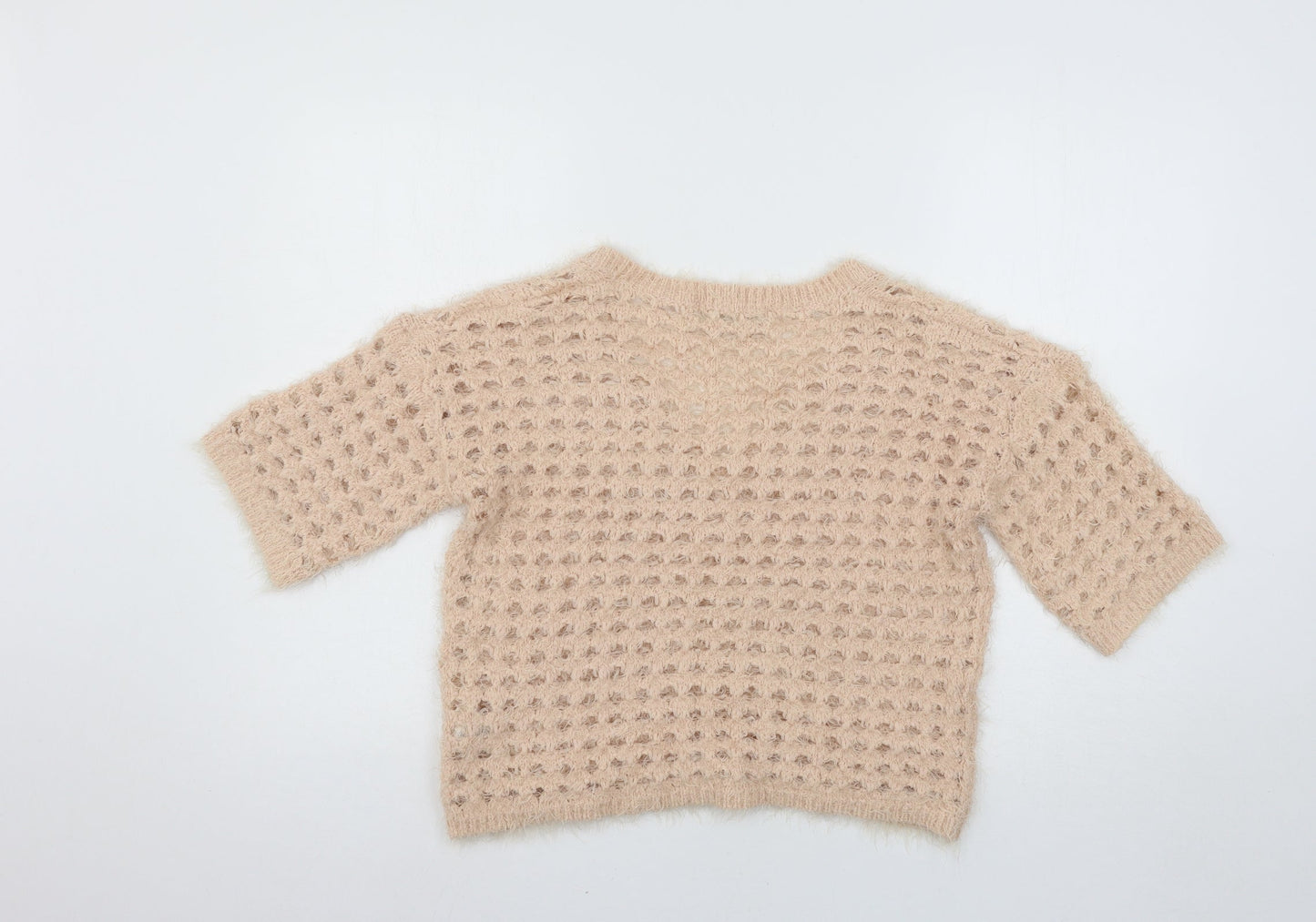 NEXT Womens Pink  Knit Pullover Jumper Size S