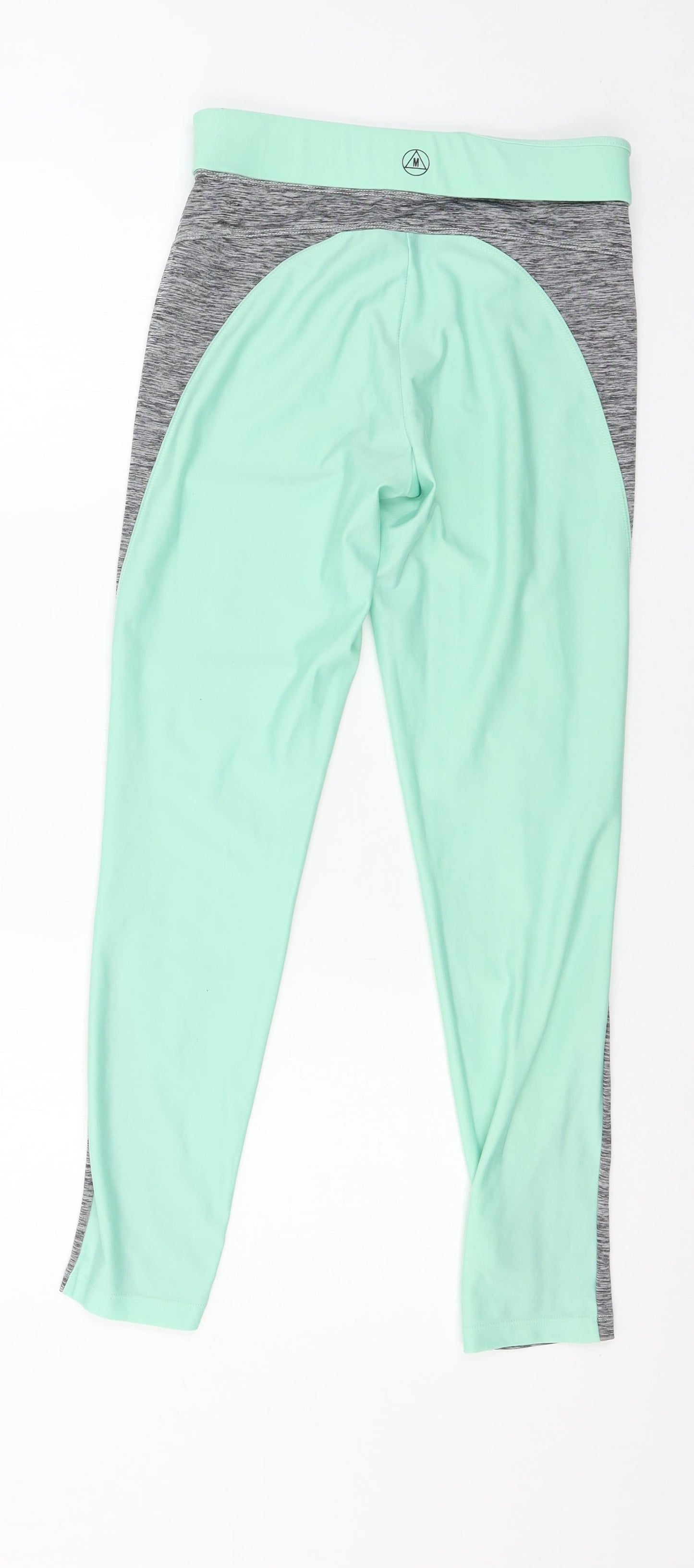 Missguided Womens Green  Jersey Capri Leggings Size 28 in L25 in