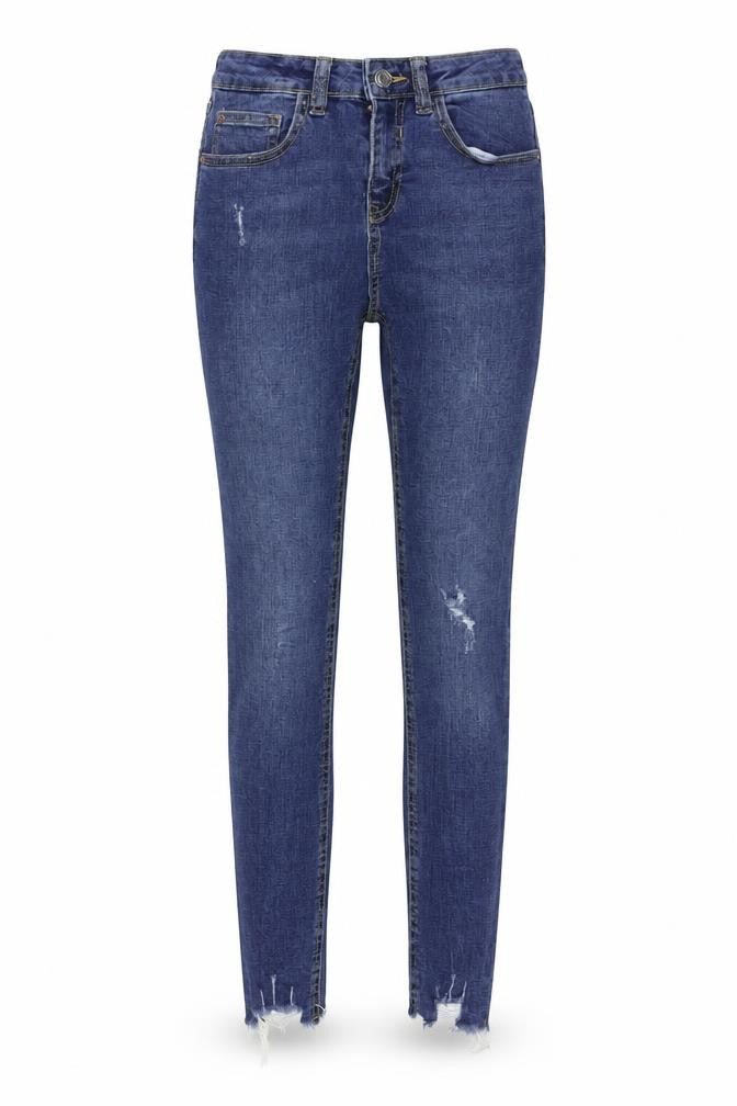 Denim & Co. Womens Blue  Denim Skinny Jeans Size 8 L27 in