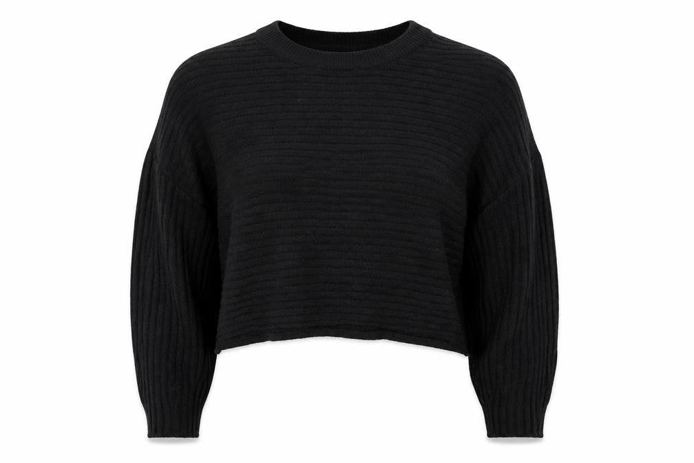 Select Womens Black  Knit Pullover Jumper Size S