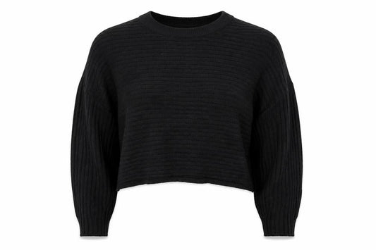 Select Womens Black  Knit Pullover Jumper Size S