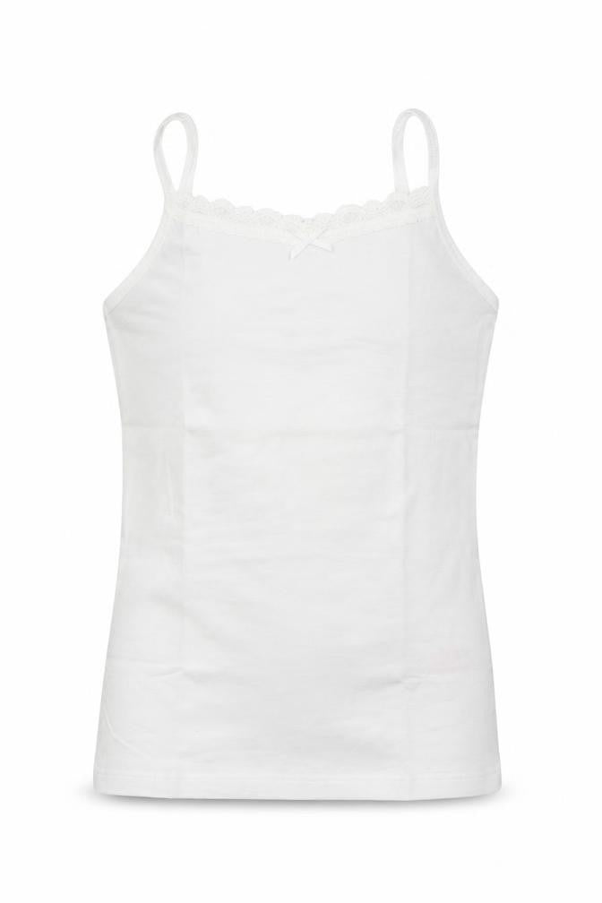 F&F Girls White  Jersey Basic Tank Size 6-7 Years