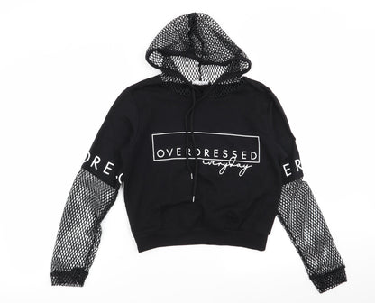 Select Womens Black   Pullover Jumper Size S