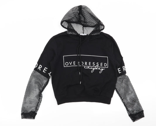 Select Womens Black   Pullover Jumper Size S