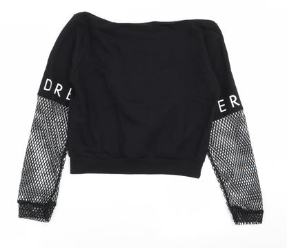 Select Womens Black   Pullover Jumper Size S