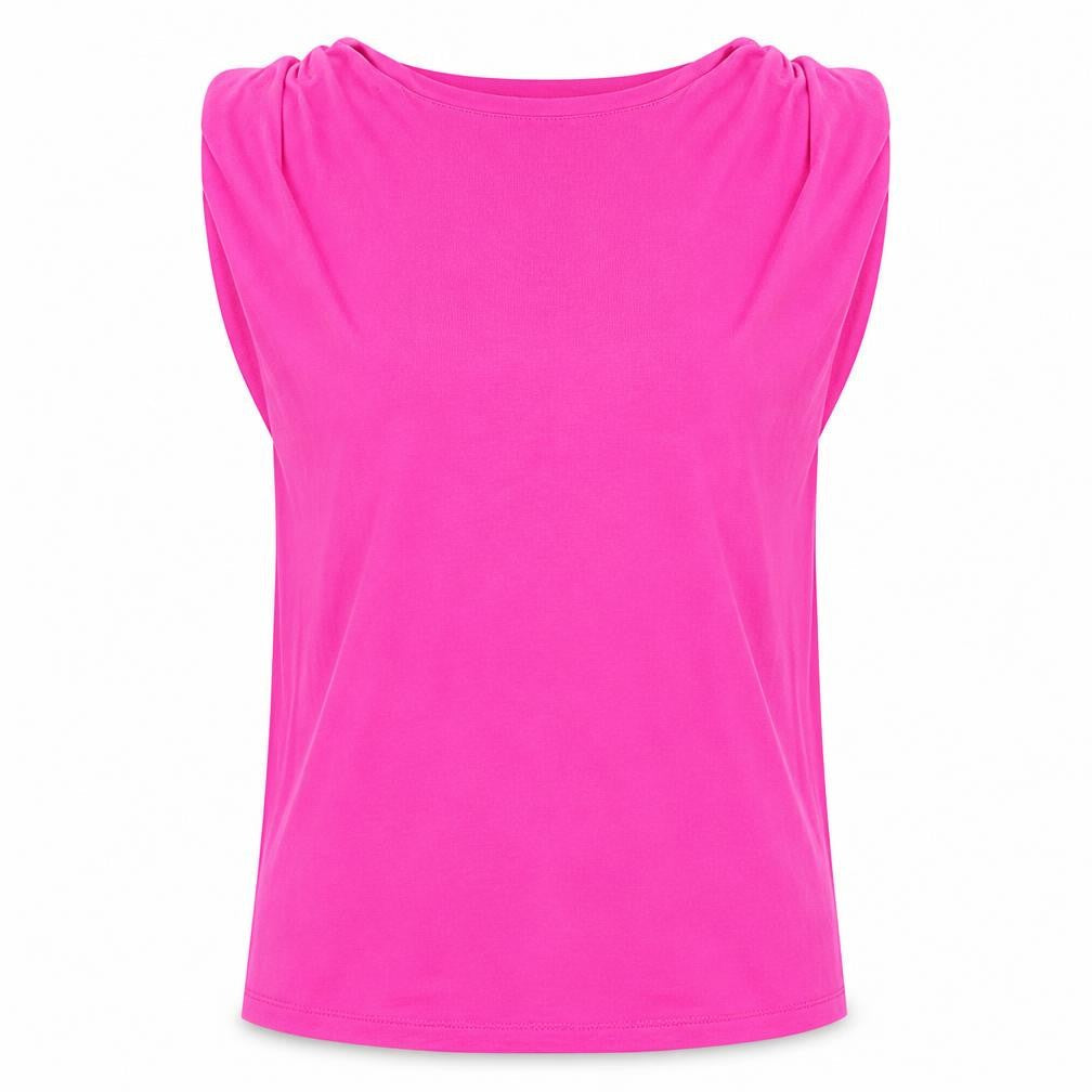 Select Womens Pink   Basic T-Shirt Size M