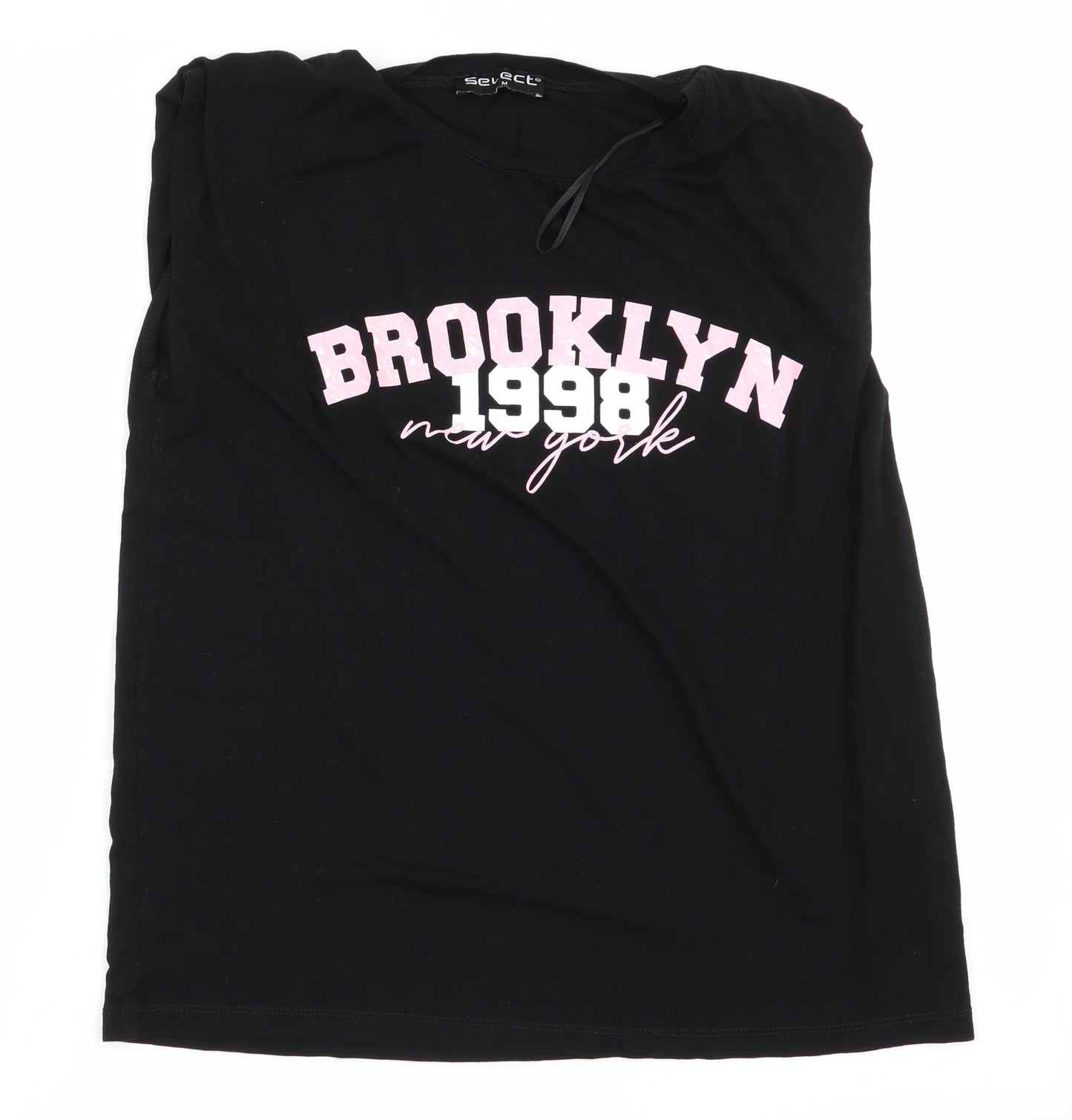 Select Womens Black   Basic T-Shirt Size M