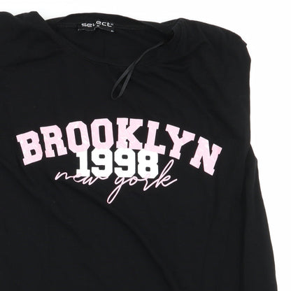 Select Womens Black   Basic T-Shirt Size M