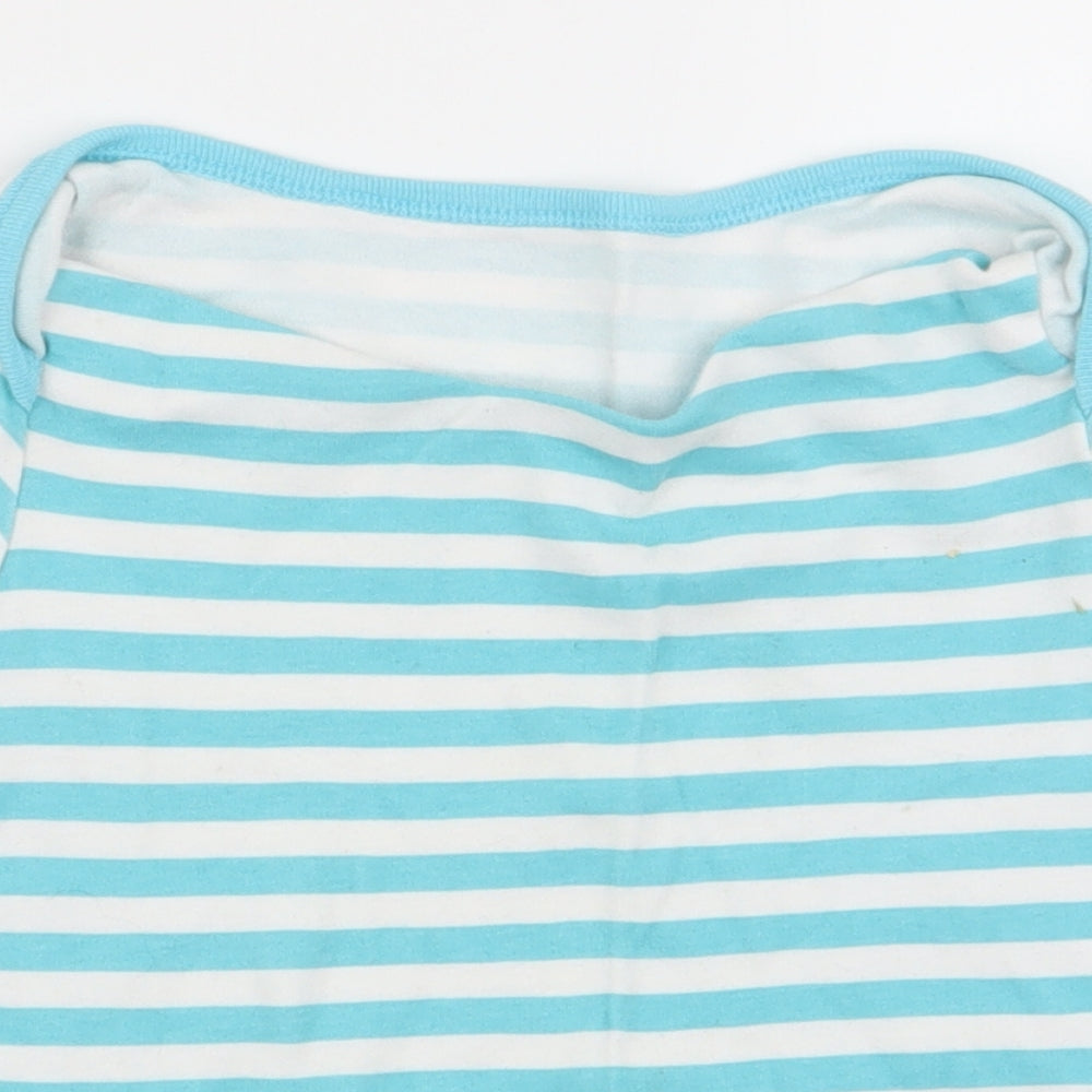 F&F Boys Multicoloured Striped  Basic T-Shirt Size 2-3 Years