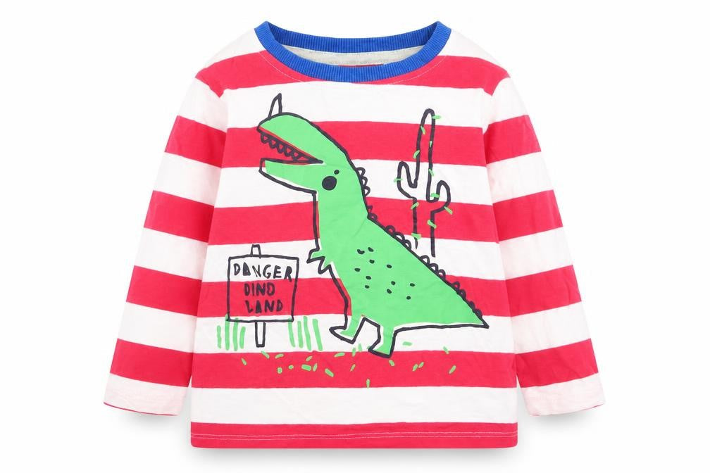 Mini Club Boys Multicoloured Striped  Basic T-Shirt Size 12-18 Months