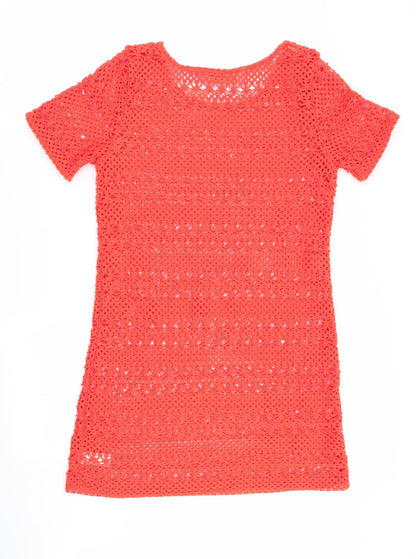 Next Womens Orange   Fit & Flare  Size 12