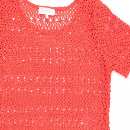 Next Womens Orange   Fit & Flare  Size 12