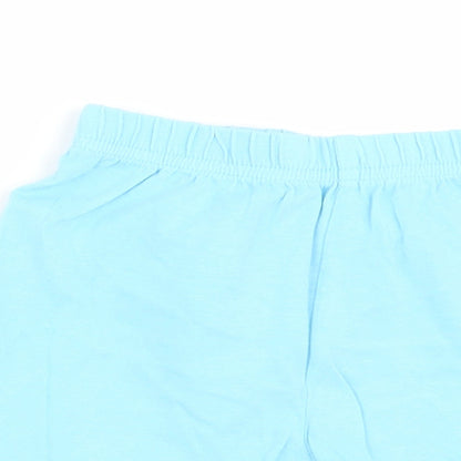 F&F Boys Blue Solid   Pyjama Pants Size 2-3 Years  - shorts