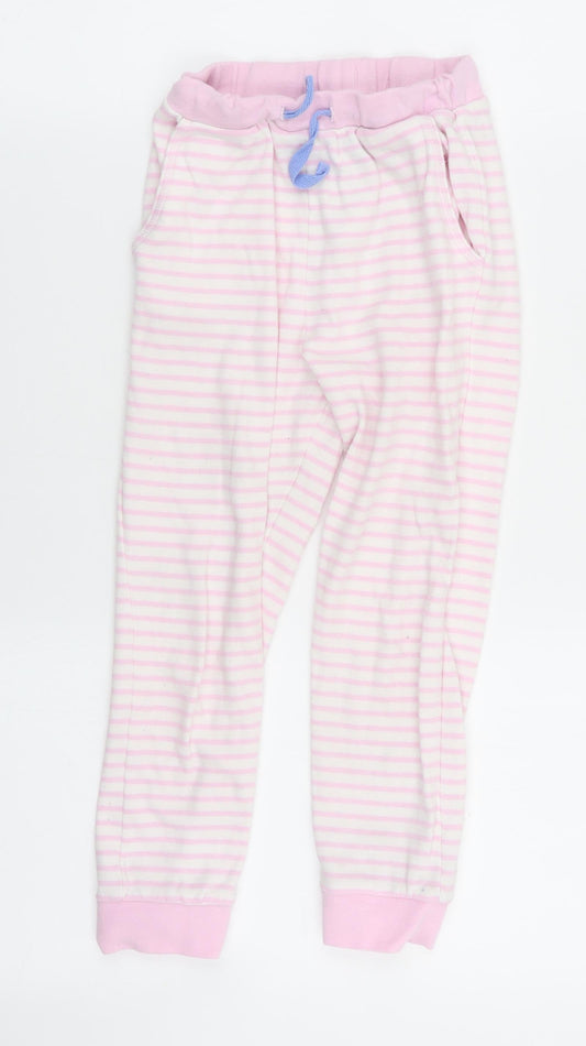 John Lewis Girls Multicoloured Striped  Capri Lounge Pants Size 6 Years