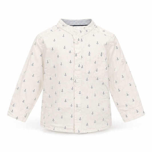 H&M Girls White Spotted  Basic Button-Up Size 12 Months