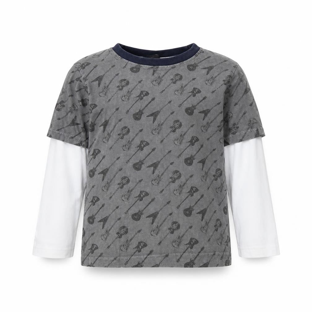 Next Boys Grey Spotted  Basic T-Shirt Size 4 Years