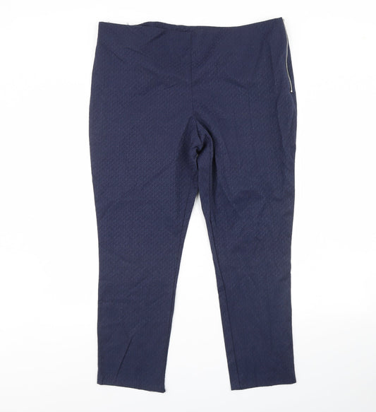 F&F Womens Blue   Trousers  Size 40 in L29 in