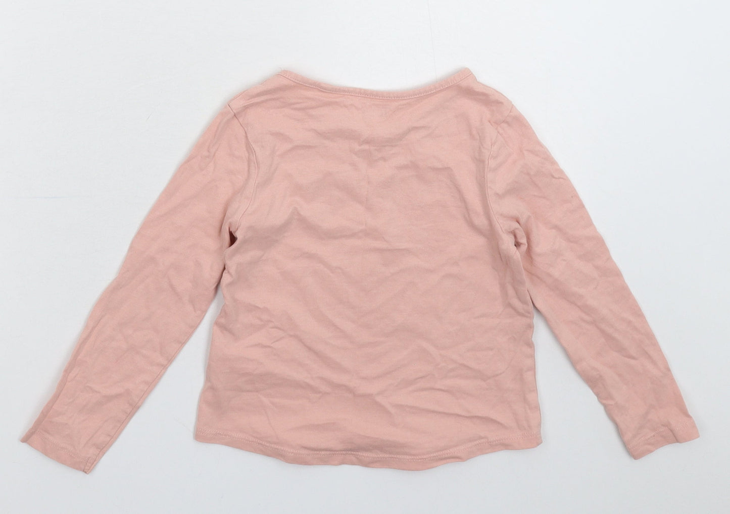 TU Girls Pink   Basic T-Shirt Size 5 Years