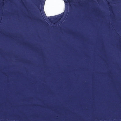 Preloved Matalan Baby Blue   Basic T-Shirt Size 3-6 Months - Label